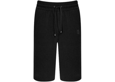 Burberry Monogram Motif Cashmere Drawcord Shorts Black