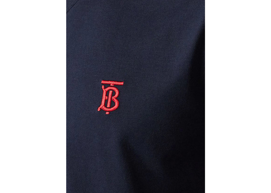 Burberry Monogram Motif V-Neck T-Shirt Navy/Red