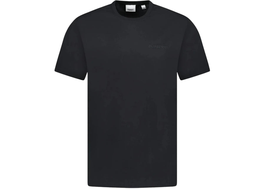 T-shirt Burberry à logo monochrome noir