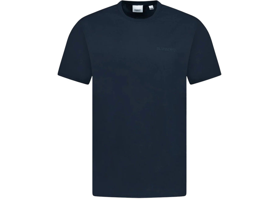 T-shirt Burberry à logo monochrome bleu