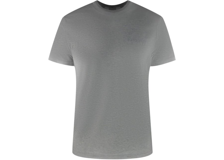 T-shirt gris Burberry à logo monochrome