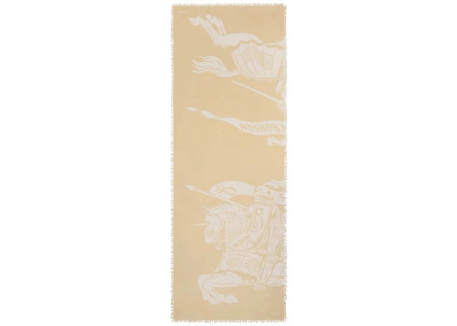 Burberry Mu Large Ekd Lw Scarf Sand