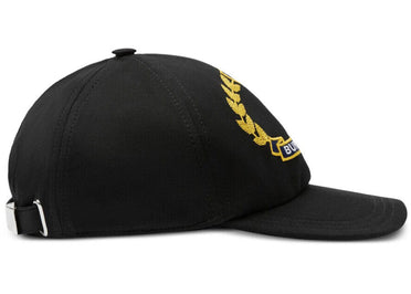 Casquette de baseball Burberry à écusson feuille de chêne noire
