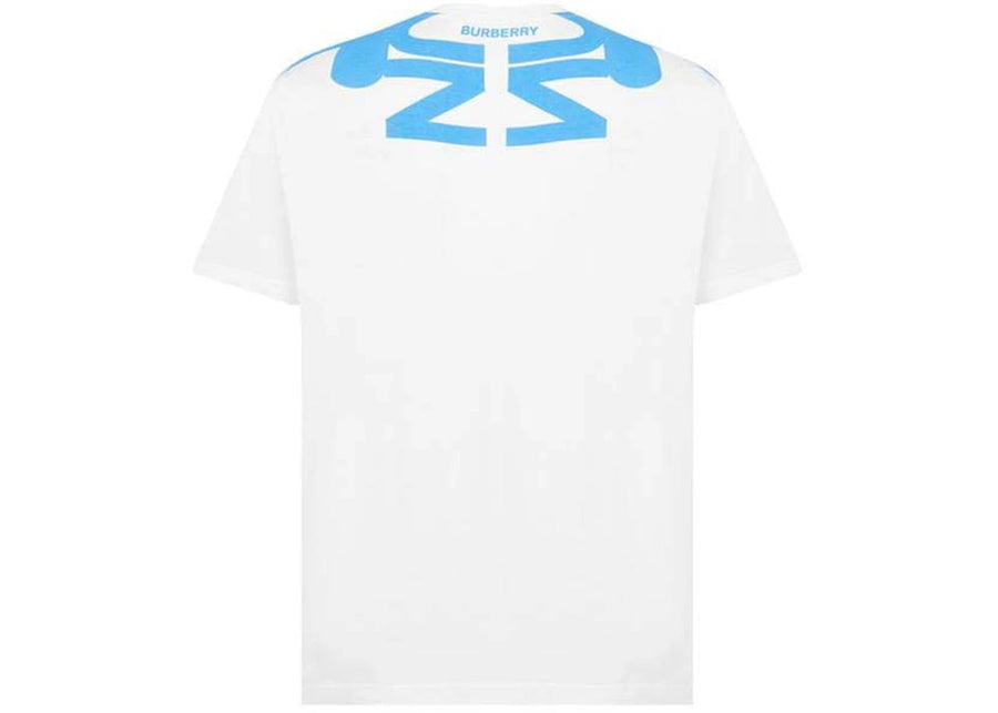 T-shirt Burberry Ordell Universal Passport blanc/bleu