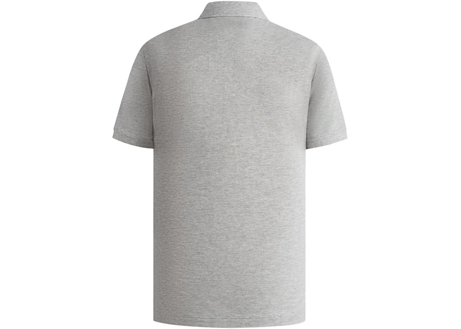 Burberry Oxford Logo Embroidered Polo Grey/Black