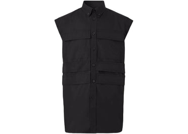 Chemise sans manches Burberry à empiècements noirs