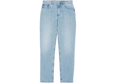 Jean droit Burberry bleu avec détails de poches