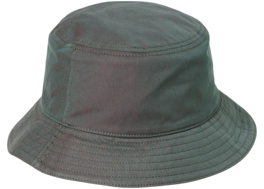 Burberry Reversible Check Bucket Hat Grey Beige