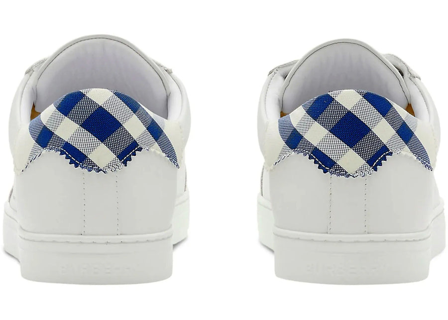 Baskets Burberry Robin blanches et bleues