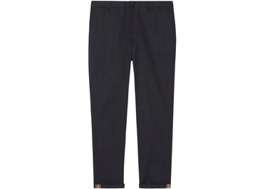 Pantalon chino slim Burberry Shibden bleu marine