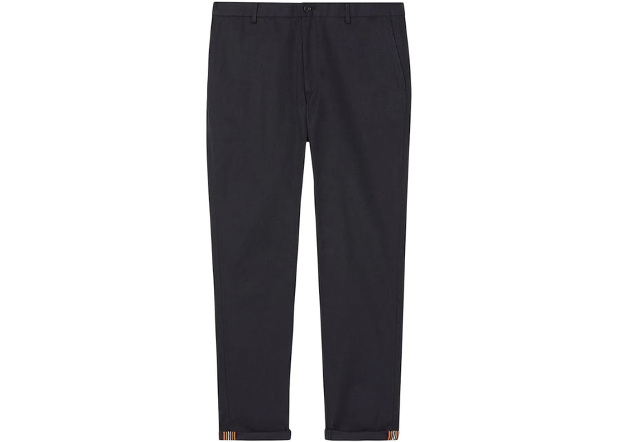 Pantalon chino slim Burberry Shibden bleu marine
