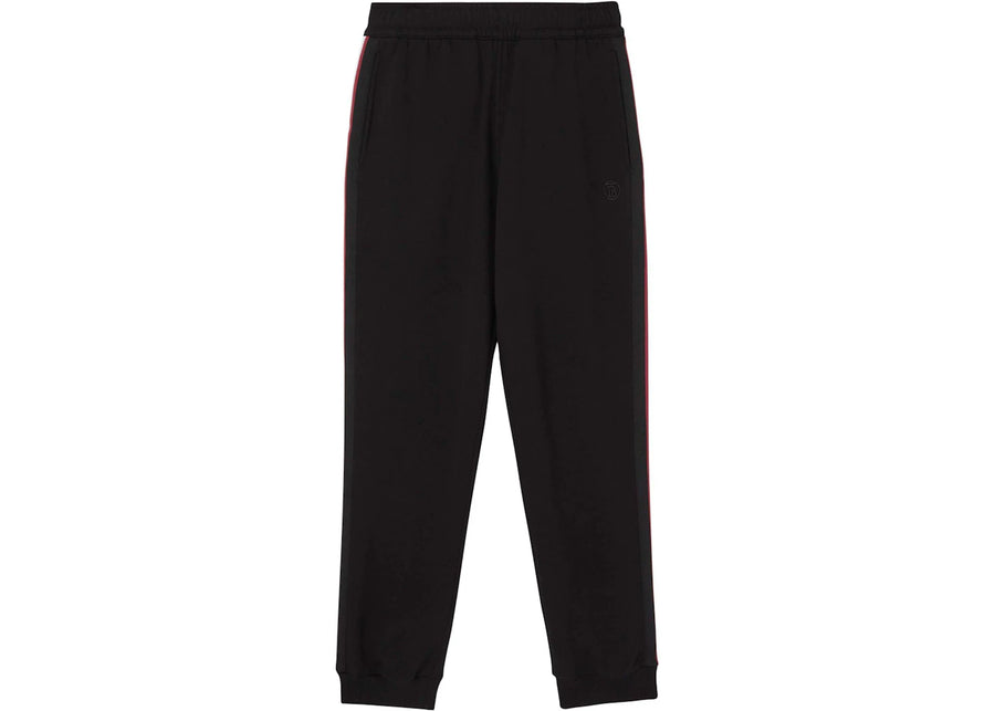 Burberry Side-Stripe Sweatpants Black