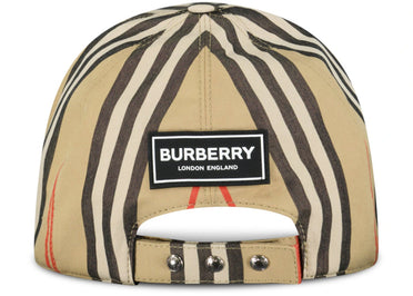 Casquette de baseball Burberry Signature Lined, beige Archive