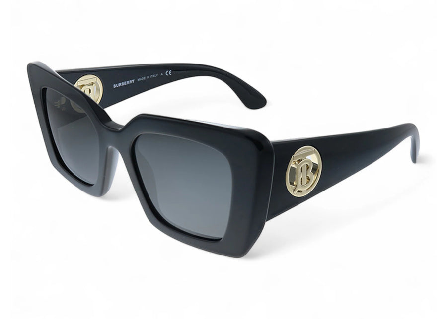 Lunettes de soleil carrées Burberry noires (BE_4344_300187)