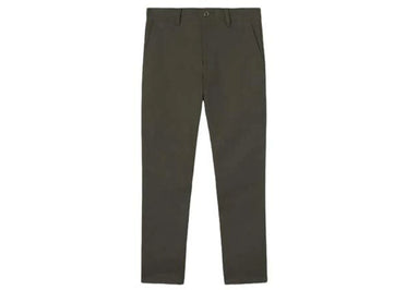 Pantalon droit court Burberry vert