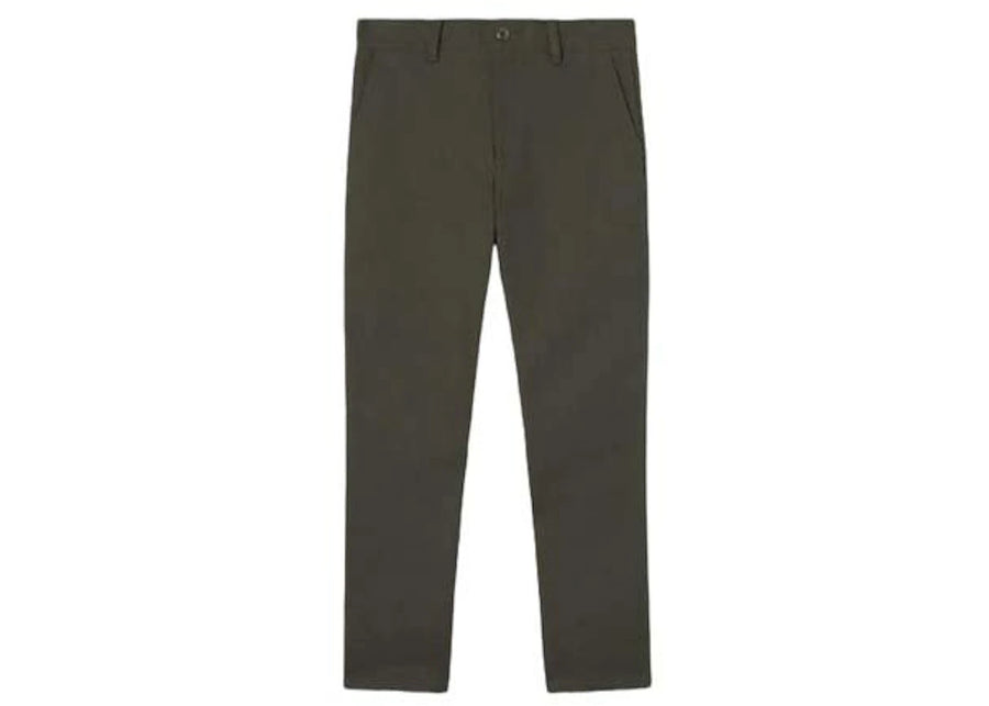 Pantalon droit court Burberry vert