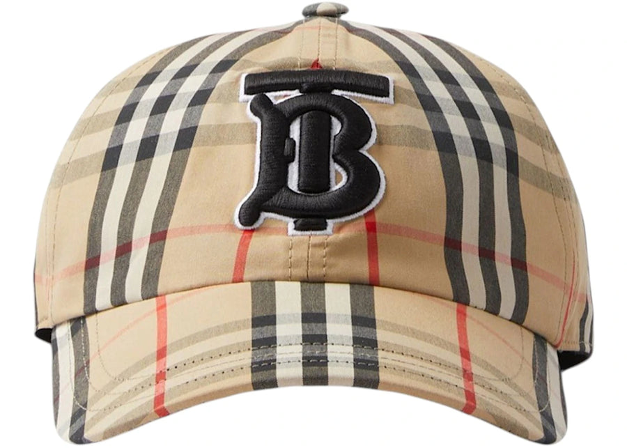 Casquette Burberry TB Logo Monogram (8068032) Beige Vintage Check