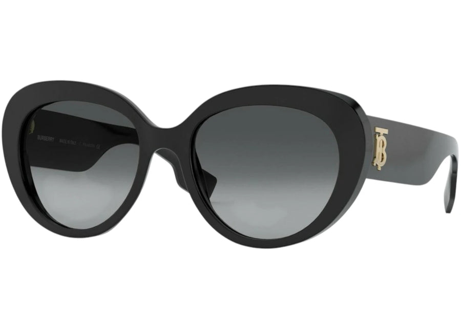 Lunettes de soleil polarisées Burberry TB Logo Shaded Black/Gris (BE4298 3001/T3)