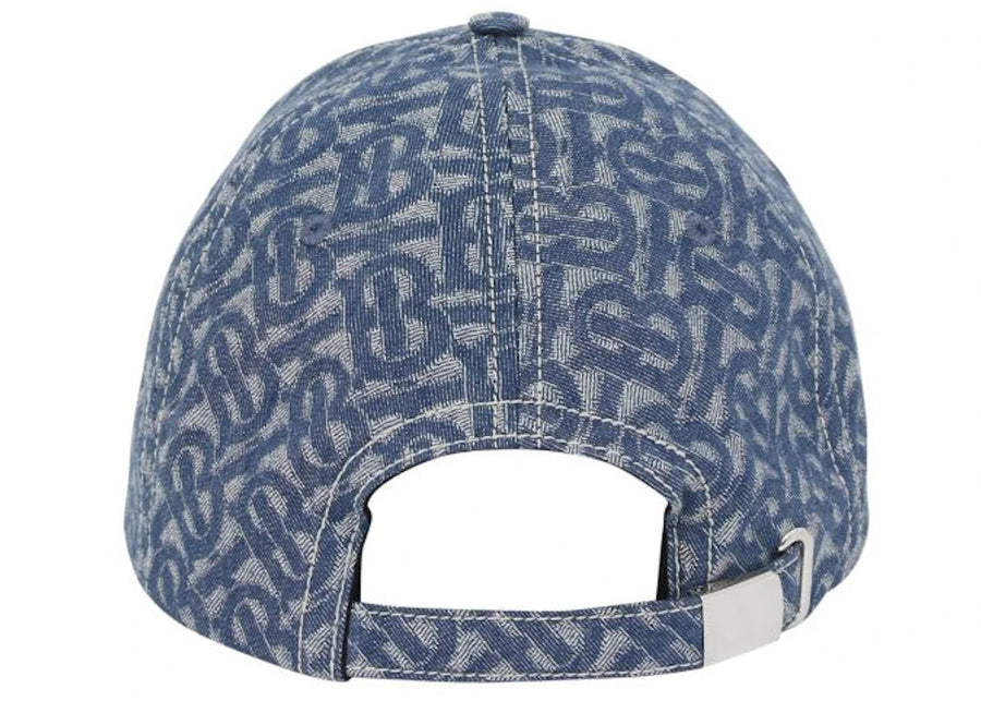 Casquette de baseball Burberry TB Monogram bleue