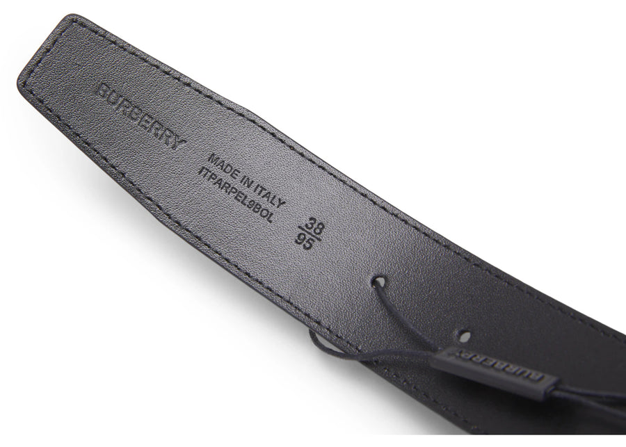 Burberry Reversible Monogram Motif Vintage Check Belt 1.4 Width Archive Beige