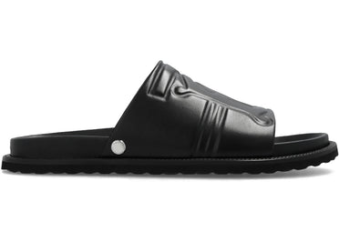 Mules en cuir Burberry Thornton noires