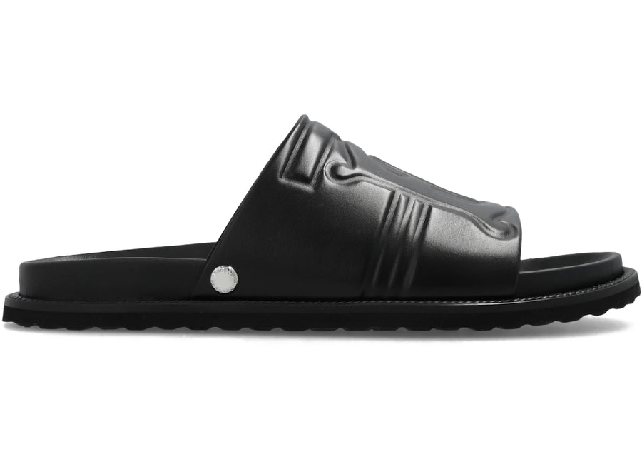 Mules en cuir Burberry Thornton noires