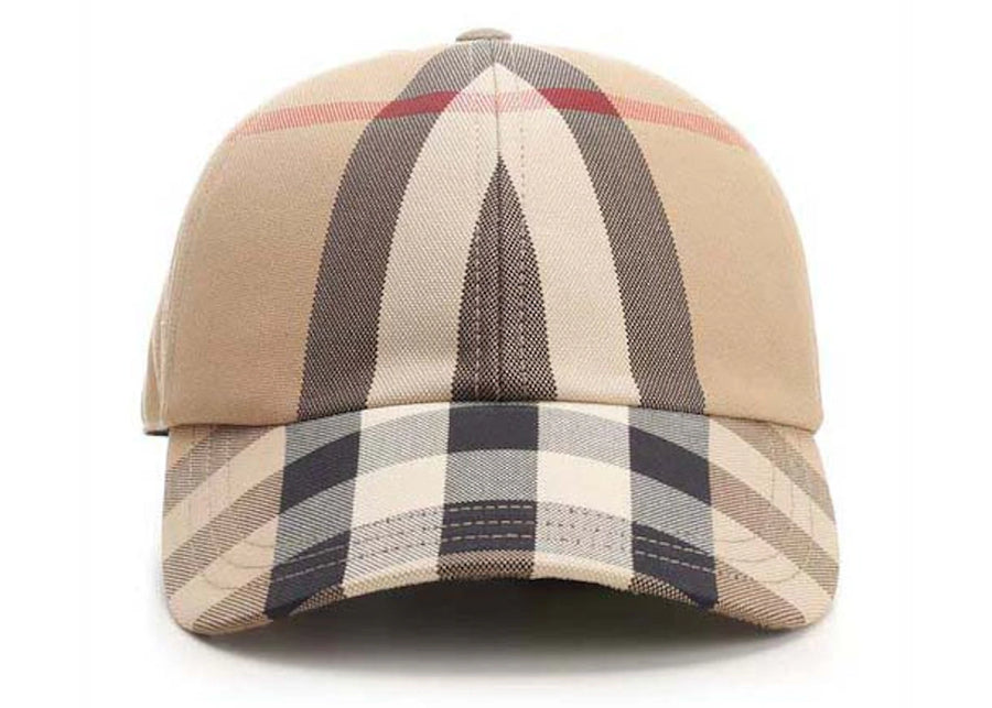 Burberry Vintage Check Baseball Cap Beige