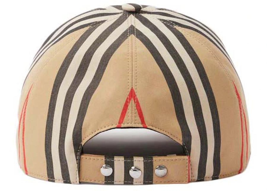 Casquette de baseball Burberry Vintage Check en coton à motif monogramme beige