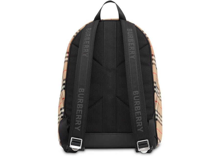 Burberry Vintage Check Nylon Backpack Archive Beige