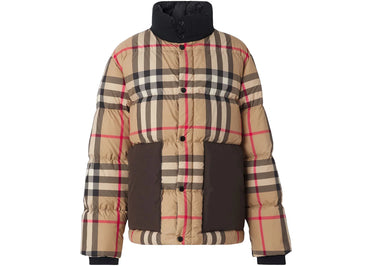 Doudoune Burberry Vintage Check, beige Archive