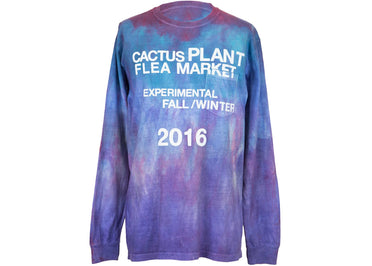 CPFM Experimental FW16 Tie Dye Long Sleeve Shirt Purple/Blue/Multi