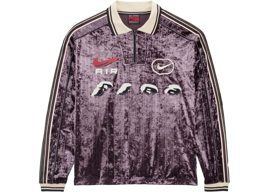 Marché aux puces Cactus Plant CPFM x Nike Maillot de football aux puces Bordeaux Cendre