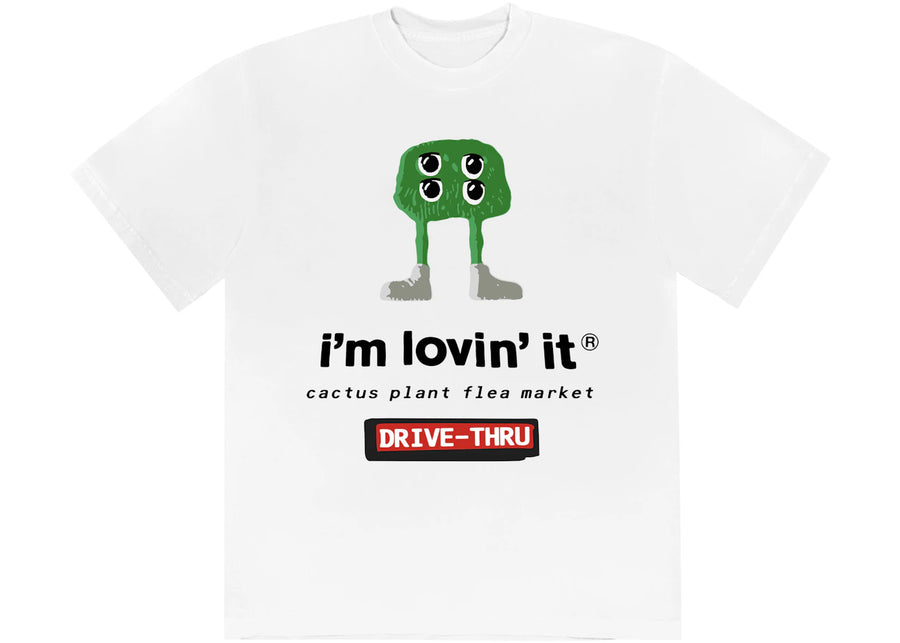T-shirt blanc Cactus Plant Flea Market x McDonald's Fry Guy