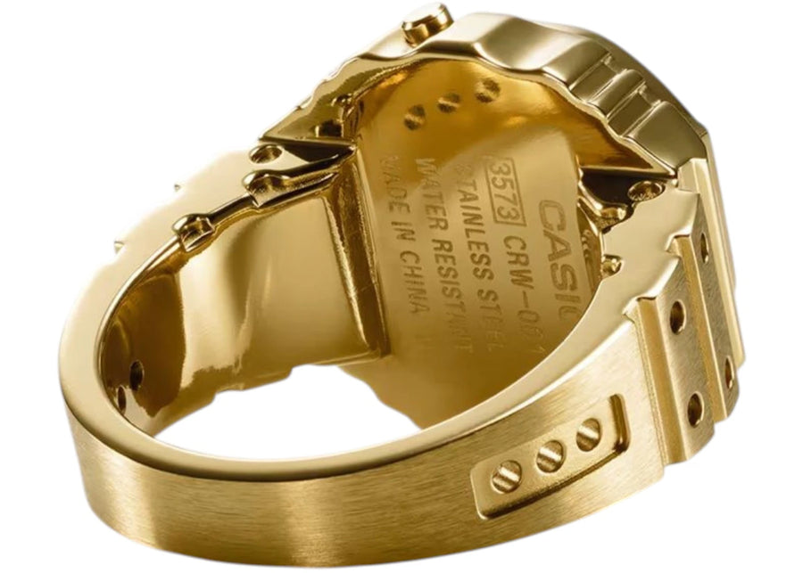 Montre Casio à anneau doré CRW-001G-9JR