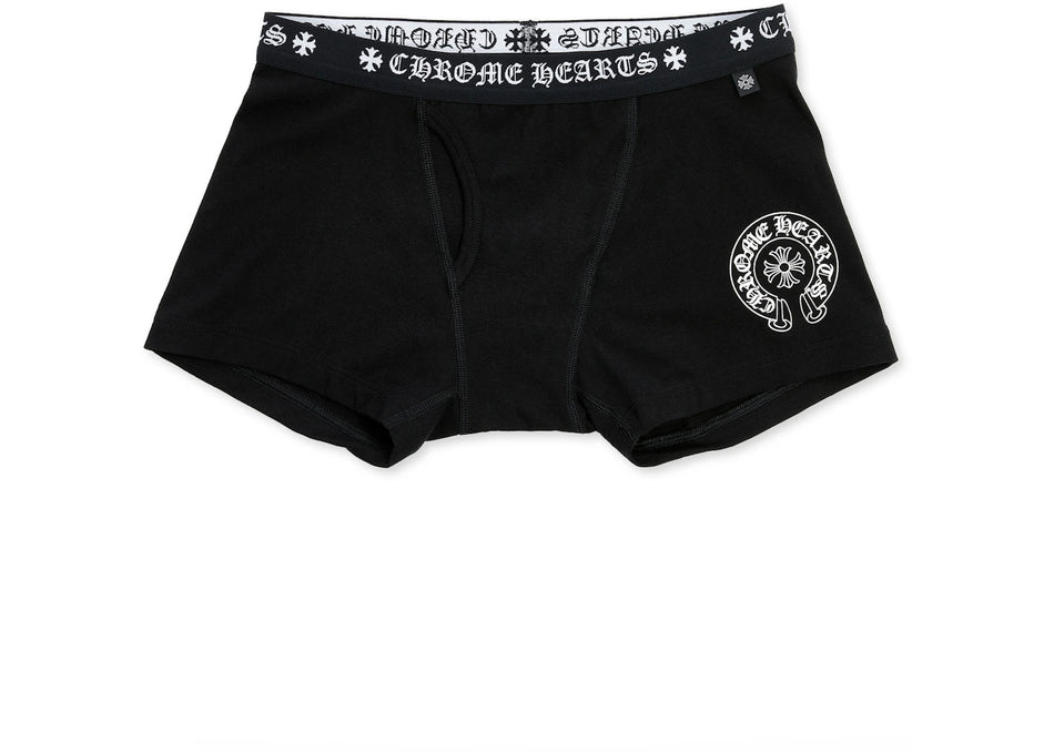 Chrome Hearts Boxer Brief Shorts Black/White