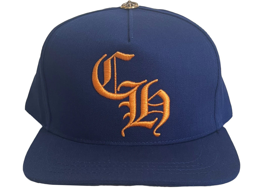 Casquette de baseball Chrome Hearts CH bleue/orange