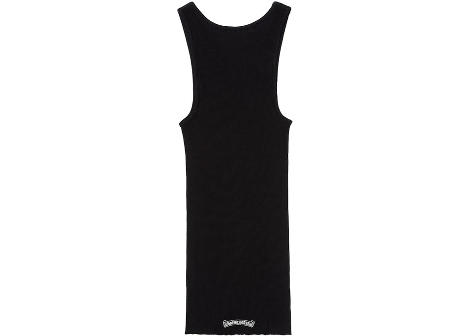 Chrome Hearts Hairy Cross Rib Tank Black