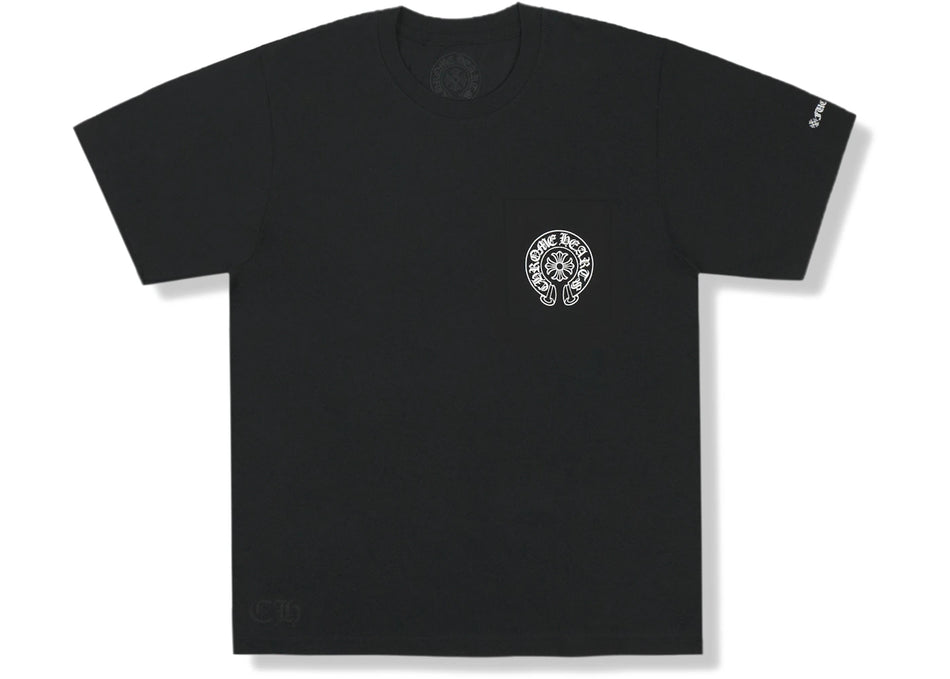 Chrome Hearts Horse Shoe Logo Pocket T-Shirt Black