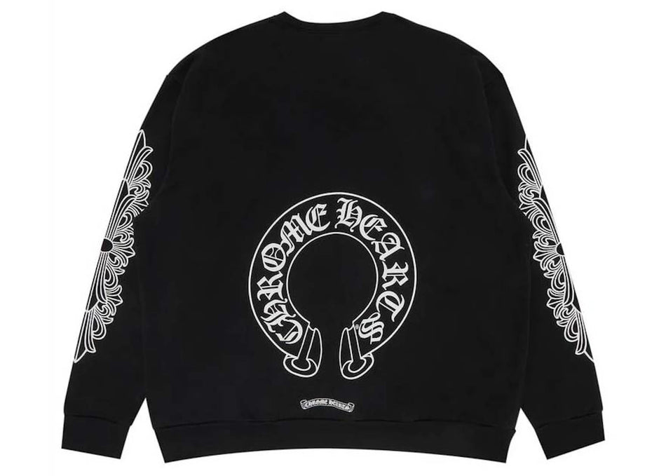 Chrome Hearts Horseshoe Crewneck Black