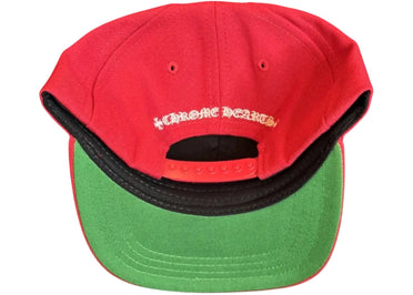 Chrome Hearts Essentials LA Exclusive Baseball Wool Cap Red