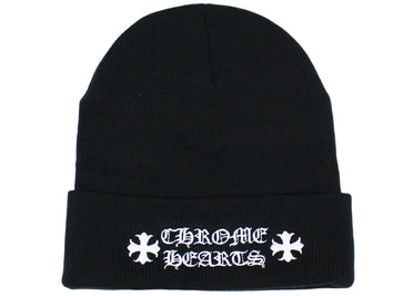Chrome Hearts Logo Beanie Black