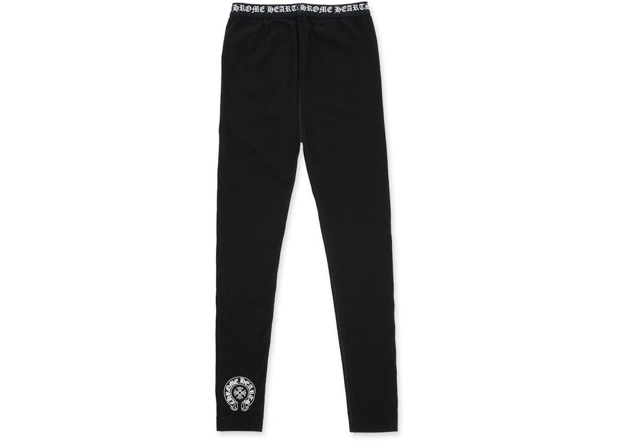 Leggings noirs à logo Chrome Hearts
