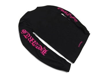 Chrome Hearts Long Sleeve Pocket Crew Hot Pink/Black