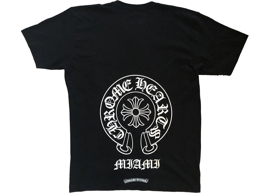 T-shirt noir exclusif Chrome Hearts Miami