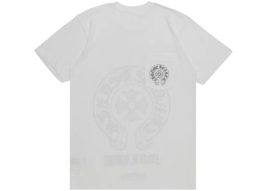 T-shirt blanc exclusif Chrome Hearts Miami