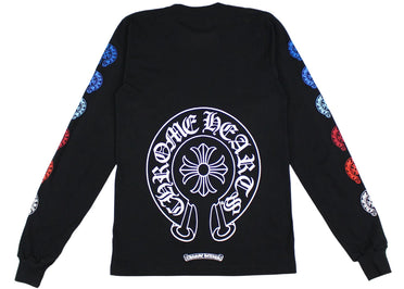 Chrome Hearts Multi Color Horse Shoe L/S T-shirt Black