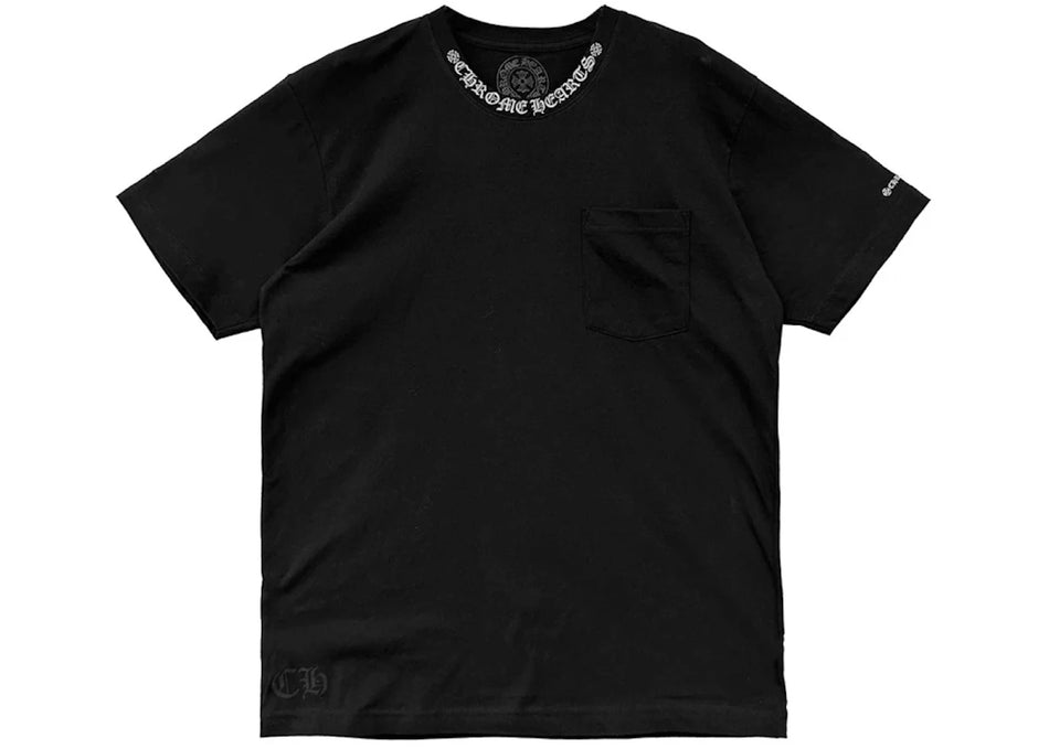 Chrome Hearts Short Sleeve Pocket Crew T-shirt Black
