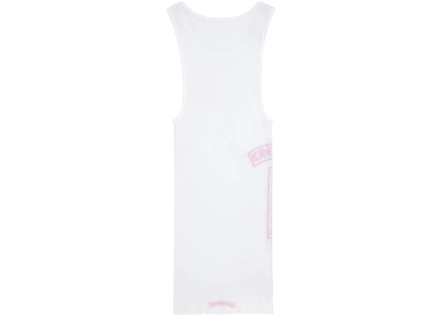 Débardeur côtelé Chrome Hearts blanc/rose