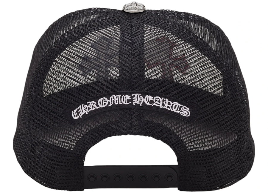 Casquette de camionneur Chrome Hearts rouge/blanc/bleu