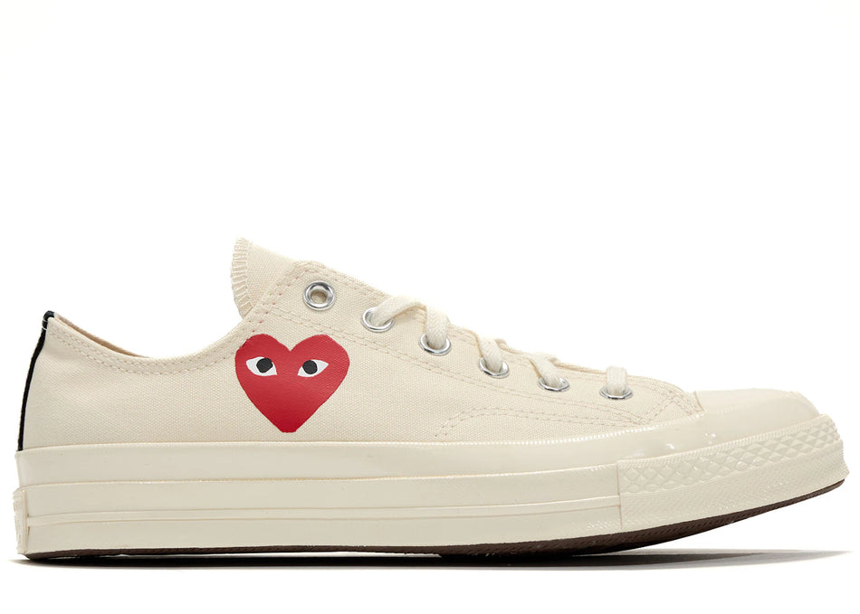 Converse Chuck Taylor All Star 70 Ox Comme des Garcons PLAY Single Heart Milk